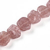 Natural Strawberry Quartz Beads Strands G-M108-A11-01-4