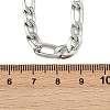 6MM 304 Stainless Steel Figaro Chain Necklaces for Women NJEW-G177-02P-5