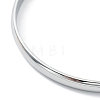 Non-Tarnish Fashion Polished 304 Stainless Steel Plain Bangles BJEW-L664-024C-P-01-3