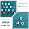 DIY Flower Hoop Earring Making Kit DIY-AR0002-52-4
