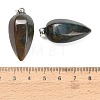 Natural Indian Agate Pendants GG-K002-16C-3
