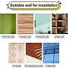 1 Set DIY Adhesive Acrylic Mirror Wall Decoration Kit DIY-CN0001-91-6