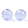 Transparent Blow High Borosilicate Glass Globe Beads X-GLAA-T003-09B-2