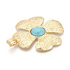 Saint Patrick's Day Synthetic Turquoise Big Pendants PALLOY-N179-61MG-2