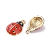 Alloy Enamel Pendants ENAM-R149-14D-G-2