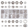   420Pcs 14 Styles Tibetan Style Spacer Beads FIND-PH0009-28-1