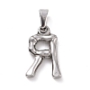 Non-Tarnish 304 Stainless Steel Pendants STAS-F235-01P-3