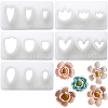 5Pcs 5 Styles Petal Resin Clay Cutters DIY-CP0010-35-1