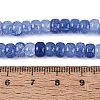 Ombre Effect Dyed Glass Beads Strands X-GLAA-Q106-05A-A16-4