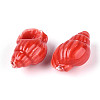 Handmade Printed Porcelain Beads PORC-T133-01B-01-2