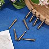 12Pcs Zinc Alloy Cord End FIND-CA0011-78AB-4