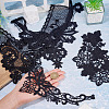 4Pcs 4 Styles Polyester Computerized Embroidery Collar DIY-TA0015-70-6