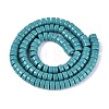 Opaque Solid Color Glass Beads Strands GLAA-N026-3x6mm-16-2