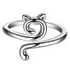 Alloy Open Cuff Rings for Women FS-WG27D4E-01-3