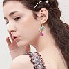 160Pcs 8 Colors Glass Charms RGLA-FS0001-24-6