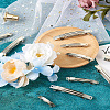 100Pcs 4 Style Iron Hair Barrette Findings FIND-BY0001-16-27
