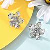 304 Stainless Steel Stud Earrings EJEW-M072-01P-2