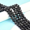 Natural Silver Obsidian Beads Strands X-G-D083-01A-4