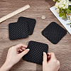 4Pcs Polyurethane & Silicone Anti-slip Treadmill Mat AJEW-GF0014-30-3