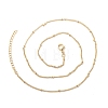 Brass Satellite Chains Necklace for Women NJEW-P265-43G-3