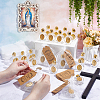 24Pcs Glass Empty Holy Water Bottles for Religious AJEW-WA0004-61-3