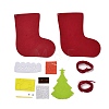 DIY Non-woven Fabric Christmas Sock Kits DIY-Q031-02D-2