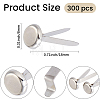 300Pcs Alloy Brads FIND-GF0009-77G-2
