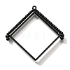 Alloy Open Back Bezel Pendants PALLOY-I223-08EB-1