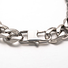 Tarnish Resistant 201 Stainless Steel Curb Chains Bracelets BJEW-L499-04P-2