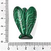 Synthetic Malachite Angel Figurine DJEW-N006-01A-28-3