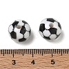 Sports Opaque Acrylic Beads AC-CBAC27C-02-4