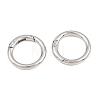 Zinc Alloy Spring Gate Rings AL-CBAC079-07P-2