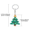 Christmas PVC Plastic Keychain KEYC-YW00088-01-3