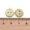 Wavy Edge Spray Painted Natural White Shell Buttons SH-CBA1576-01B-2