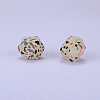 Colorful Pattern Printed Silicone Focal Beads LS-SI-JX0022A-16-1
