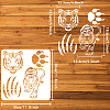PET Hollow Out Drawing Painting Stencils DIY-WH0391-0757-2