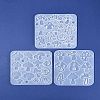 3Pcs 3 Styles Easter DIY Pendant Molds AJEW-FS0001-36-9