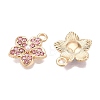 Rack Plating Alloy Pave Rhinestone Pendants FIND-N005-15B-2