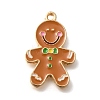 Christmas Theme Alloy Enamel Pendants ENAM-Q509-02KCG-05-1