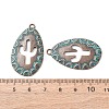 Tibetan Style Alloy Pendants X-FIND-B055-02C-3