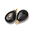 Natural Obsidian Pendants GG-CBAA798-01G-05-3