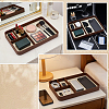 4 Grids Leather Jewelry Display Trays for Earrings Rings Bracelets AJEW-WH0816-545B-5