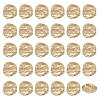30Pcs 1-Hole Alloy Shank Buttons FIND-CA0011-66B-1
