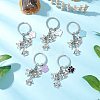 304 Stainless Steel Alloy Enamel Dog Keychains KEYC-JKC01219-1