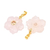Natural Rose Quartz Carved Pendants G-A315-01G-08-2