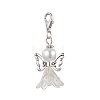 10Pcs Angel Acrylic & Glass Pendant Decorations AC-CJ44BC-AS-1