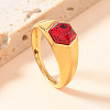304 Stainless Steel with Cubic Zirconia Finger Rings FS-WG76F9A-18-1