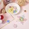 20Pcs 10 Styles Translucent Resin & Acrylic Pendants RESI-TA0002-50-12