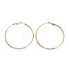 Ring 304 Stainless Steel Hoop Earrings for Women Men EJEW-B049-02G-G-1