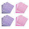 28Pcs 2 Colors Printed Cotton Fabric DIY-TA0014-86-1